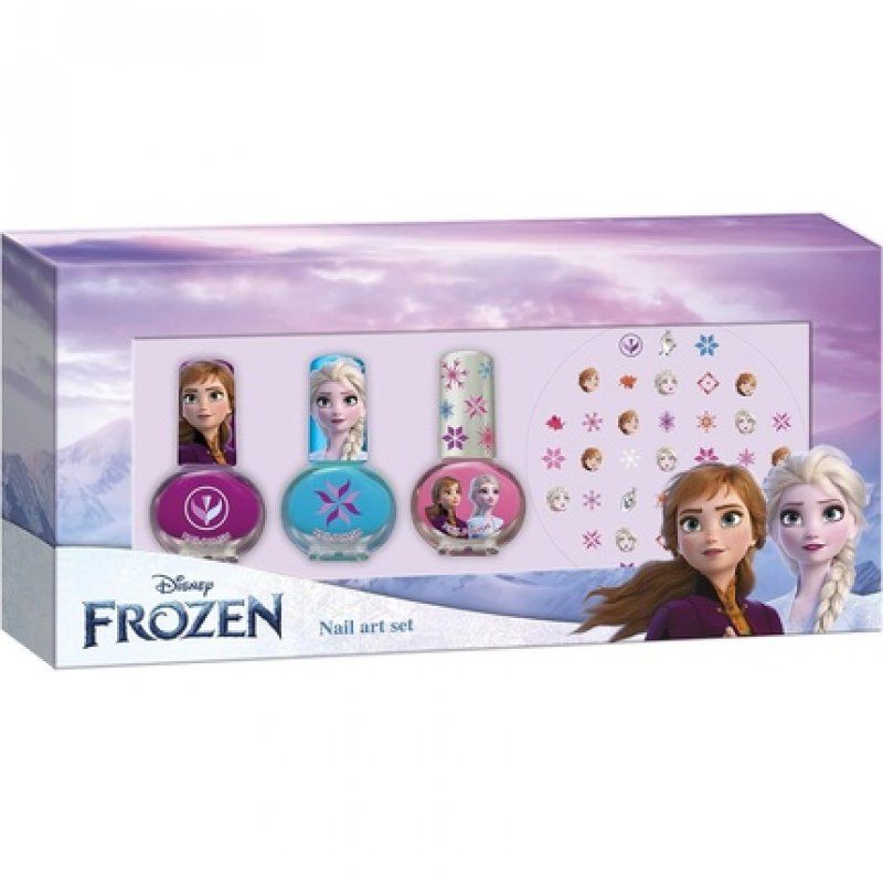 FROZEN SET UÑAS LOTE 4 pz