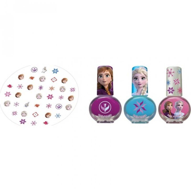 FROZEN SET UÑAS LOTE 4 pz