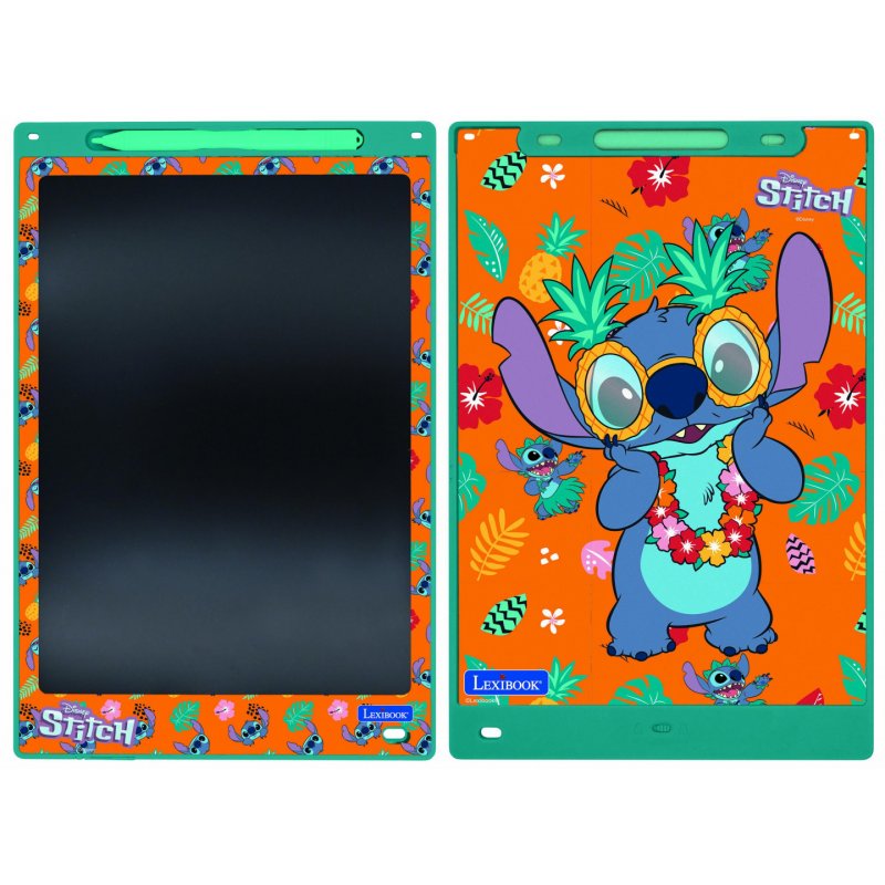 Lexibook - Stitch 11’’ E-ink Drawing Tablet with stencils (CRT10D)