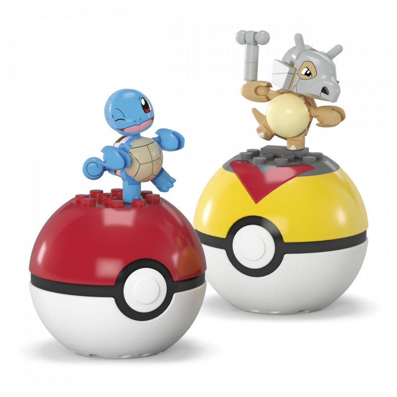 MEGA Pokémon 2er Pokéball Set - Schiggy und Tragosso