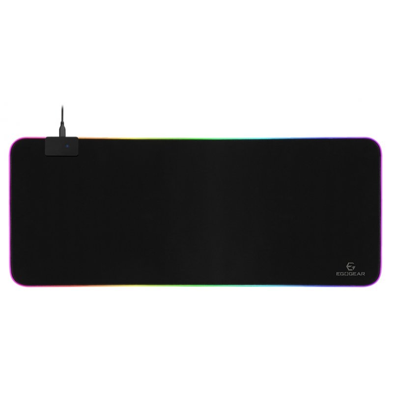 EgoGear - Tapis de souris de jeu XL RGB en tissu SMM55