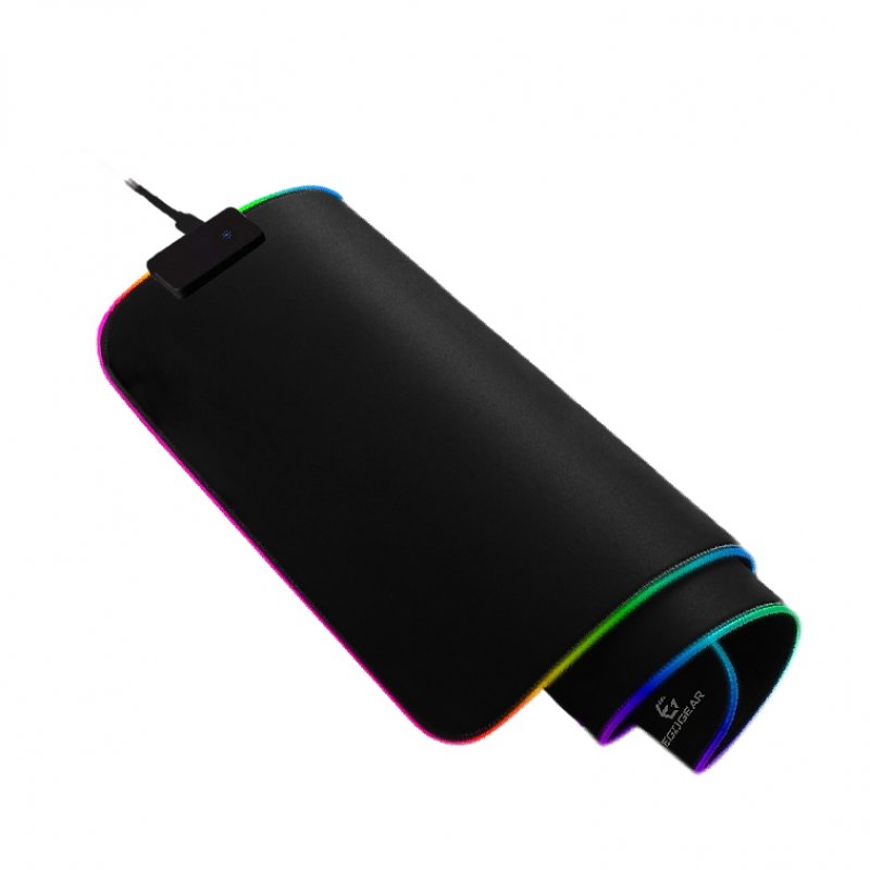 EgoGear SMM55-PC-RGB mouse pad Gaming mouse pad Black