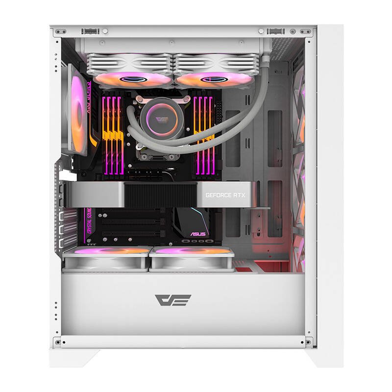 Computer case Darkflash DRX70 MESH 4 RGB fans (white)