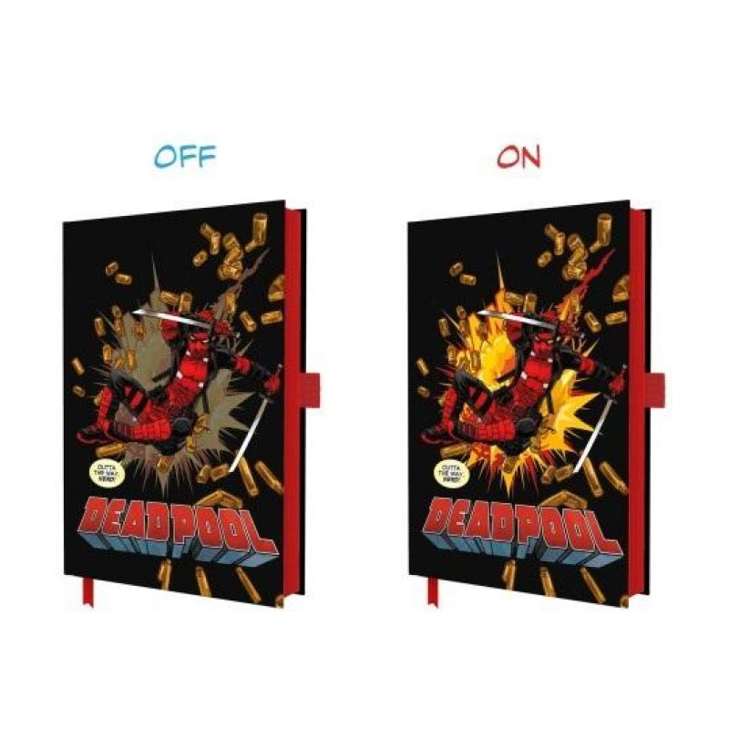 DEADPOOL - Notebook Lumineux - Format A5
