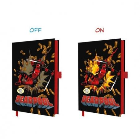 DEADPOOL - Notebook Lumineux - Format A5
