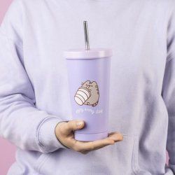 PUSHEEN - Gobelet Fashion Paille - Format 550ml