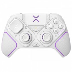 PDP 052-002-WH accessoire de jeux vidéo Violet, Blanc RF/USB Manette de jeu Analogique/Numérique PC, PlayStation 4,