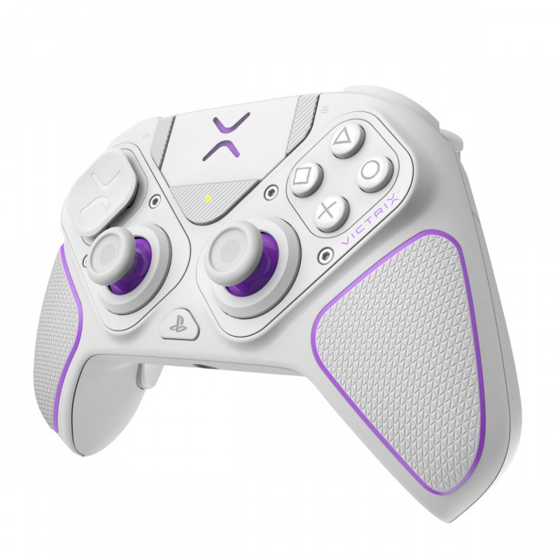 PDP 052-002-WH accessoire de jeux vidéo Violet, Blanc RF/USB Manette de jeu Analogique/Numérique PC, PlayStation 4,