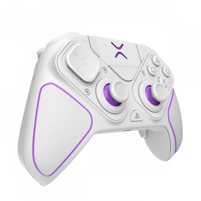 PDP 052-002-WH accessoire de jeux vidéo Violet, Blanc RF/USB Manette de jeu Analogique/Numérique PC, PlayStation 4,
