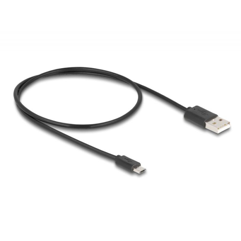 Delock HDMI Switch 2 x HDMI in zu 1 x HDMI out 8K 60 Hz mit integriertem Kabel 50 cm