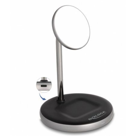 DeLOCK Wireless Charger 2 in 1 with 5 W / 7.5 W / 10 W / 15 W - Qi