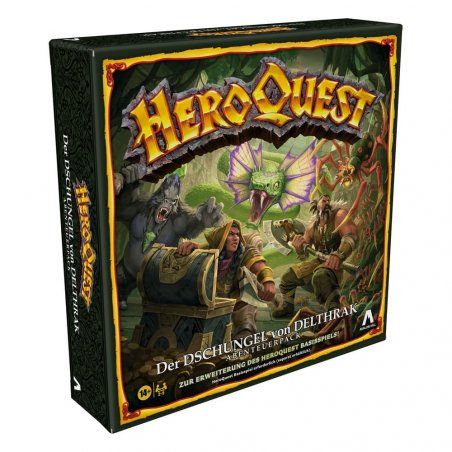 HeroQuest extension jeu de plateau Der Dschungel von Delthrak Pack de Quête *ALLEMAND*