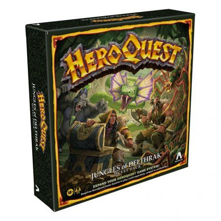 HeroQuest extension jeu de plateau Jungles of Delthrak Pack de Quête *ANGLAIS*