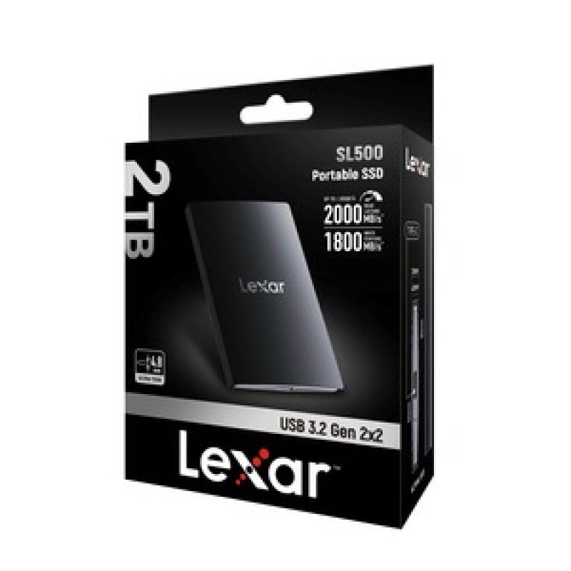 Disque SSD externe Lexar SL500 - 2To (Noir)