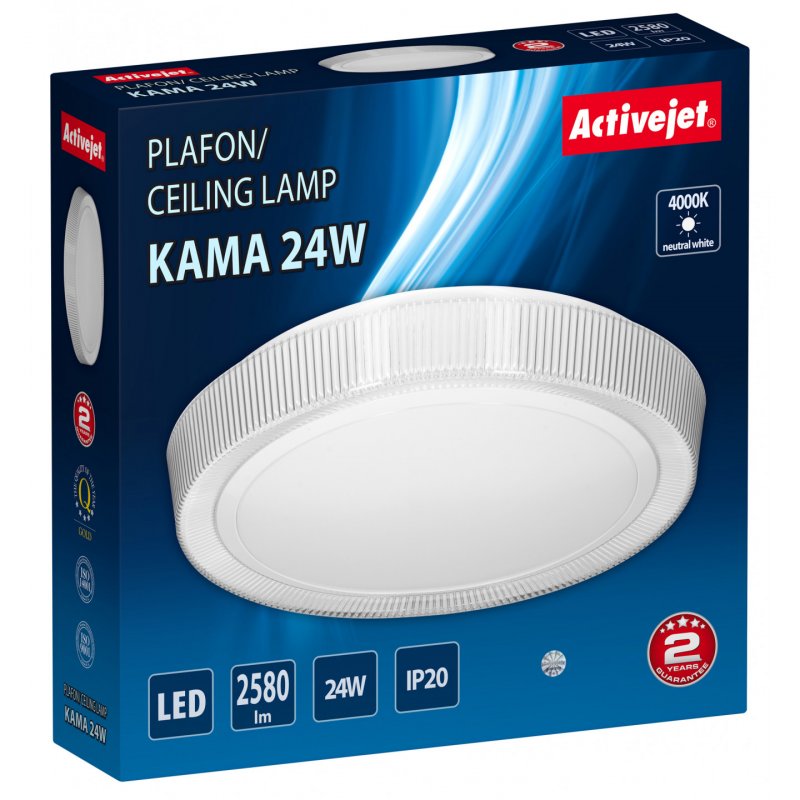 Activejet Plafond LED AJE-KAMA 24W
