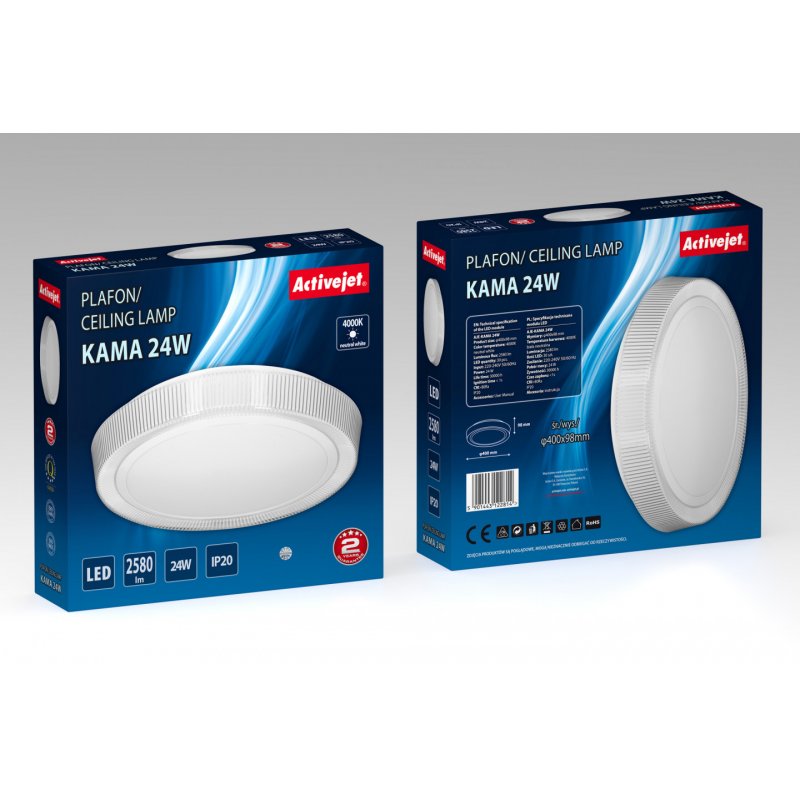 Activejet Plafond LED AJE-KAMA 24W