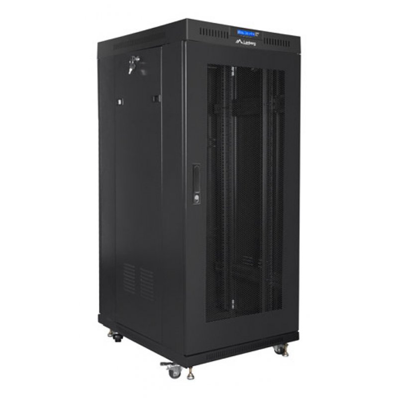 Lanberg FF01-6827-23BL étagère 27U Rack autonome Noir