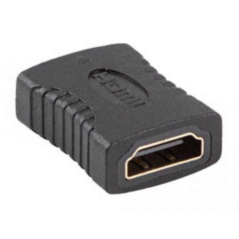Lanberg AD-HDMI-01 changeur de genre de câble HDMI 2.0 Noir