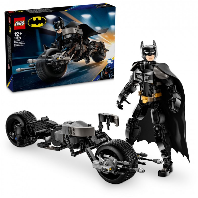 76273 DC Super Heroes Batman Baufigur mit Batpod