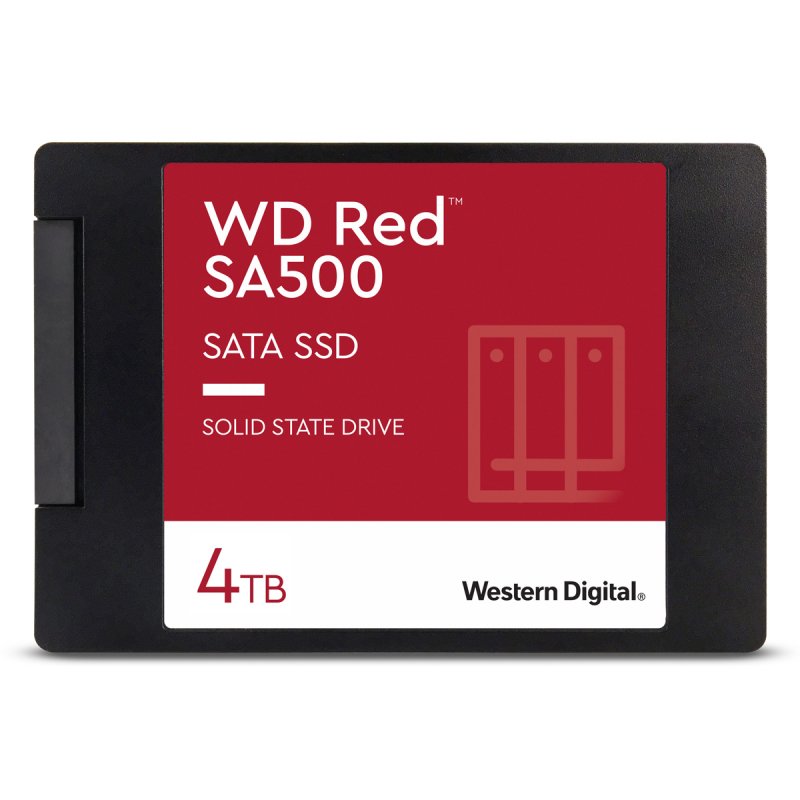 WD SSD 2.5" 4TB Red / NAS 24x7 /SATA3 (Di)