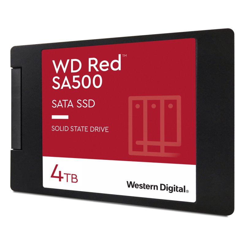 WD SSD 2.5" 4TB Red / NAS 24x7 /SATA3 (Di)