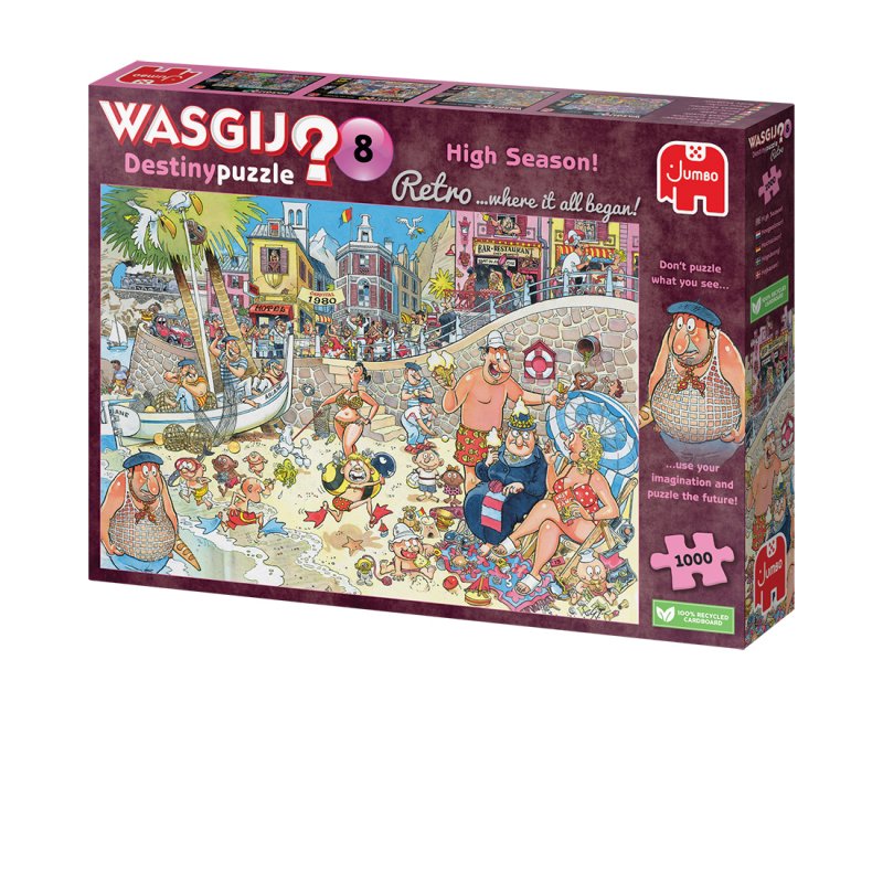 Wasgij - Retro Destiny 8 (1000 pieces) (JUM01851)