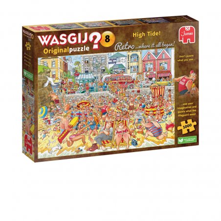 Wasgij Retro Original 8 Raz-de-marée ! 1000 pcs