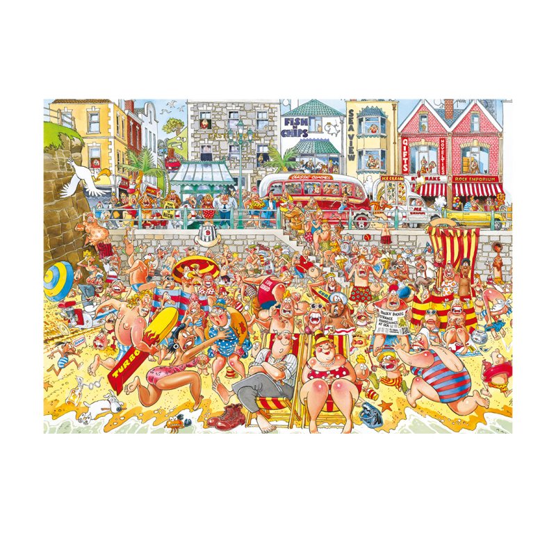 Wasgij Retro Original 8 Raz-de-marée ! 1000 pcs