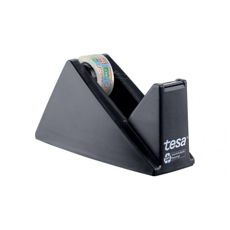 Tischabroller Easy Cut Economy 1 Rolle eco & clear 15mm (schwarz, 10 Meter)