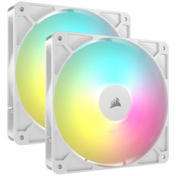 Corsair RS ARGB PWM Lüfter - 2er Pack, 140 mm, weiß