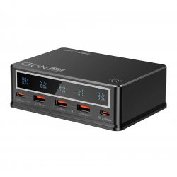 Desktop Charger Blitzwolf BW-i9 110W PD 3xUSB-A, 2xUSB-C (black)