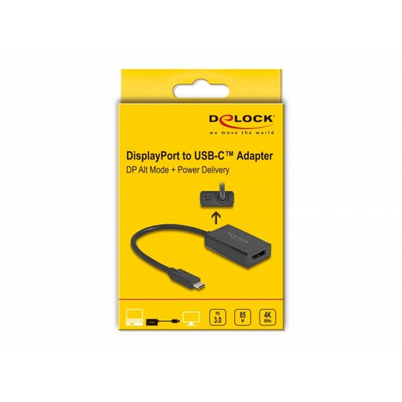 DeLOCK 61059 adaptateur graphique USB 3840 x 2160 pixels Noir