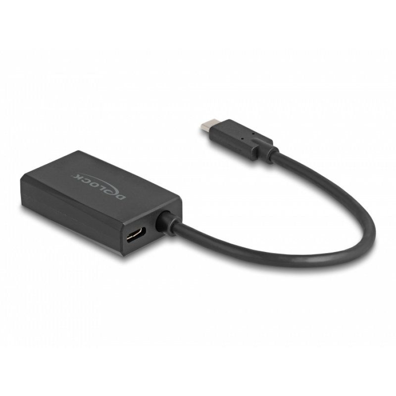Delock Adapter HDMI Buchse zu USB Type-C™ Stecker (DP Alt Mode) - 4K mit PD 100 W