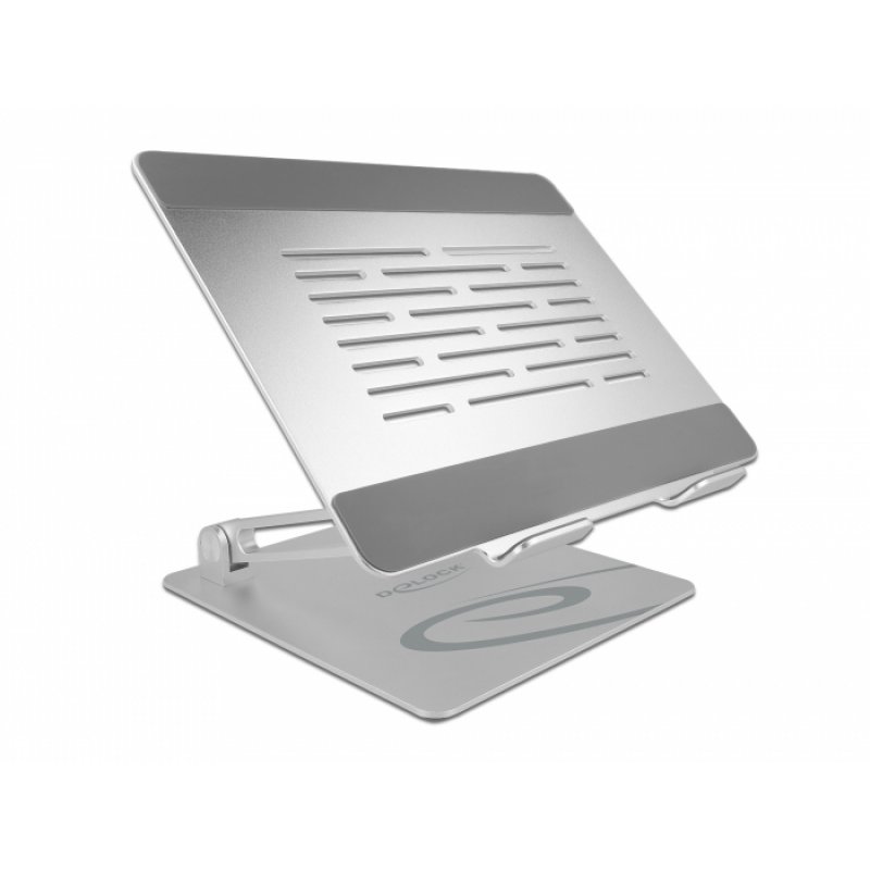 DeLOCK 18414 Support de livres Supports de Laptop Aluminium 39,6 cm (15.6")