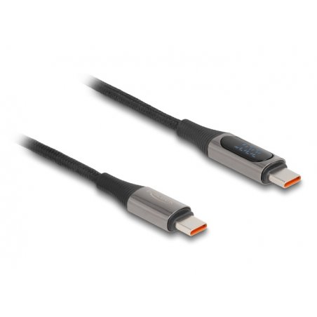 DeLOCK 86809 câble USB 2 m USB 2.0 USB B USB C Noir
