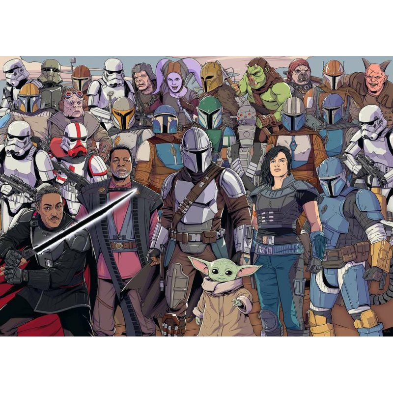 Puzzle Challenge Star Wars Mandalorian (1000 Teile)