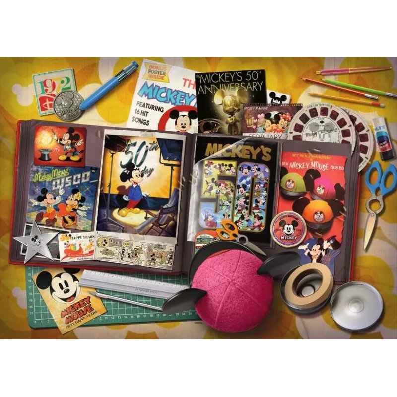 Puzzle 1970 Mickey Moments (1000 Teile)