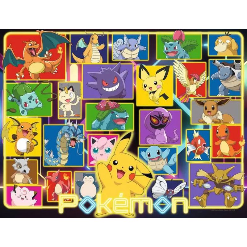 Puzzle Leuchtende Pokémon (2000 Teile)