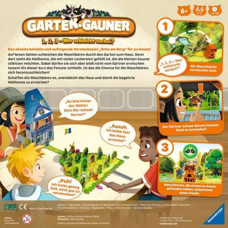 Ravensburger 22698 jeu de société Garten-Gauner