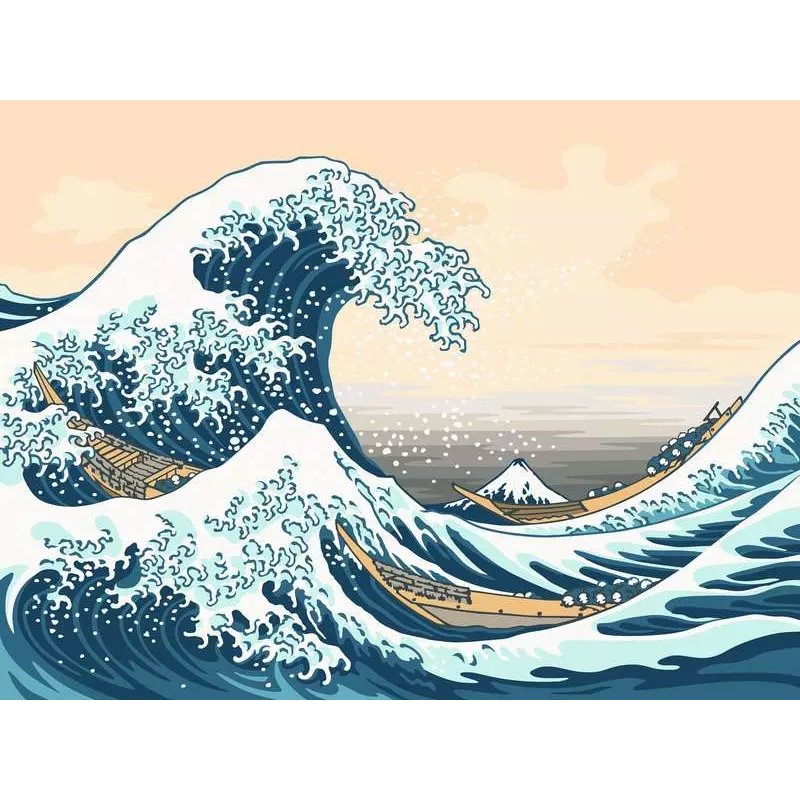 CreArt ART Collection - The Great Wave (Hokusai)