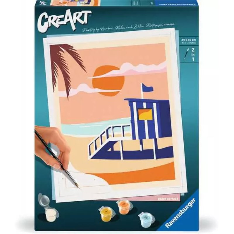 Ravensburger 23896 livre et page à colorier Couleur par kit de peinture par numéros