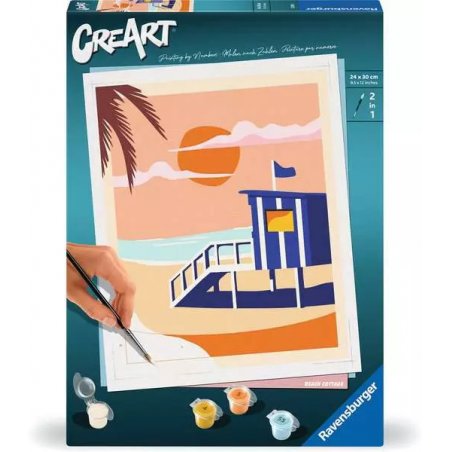 Ravensburger 23896 livre et page à colorier Couleur par kit de peinture par numéros