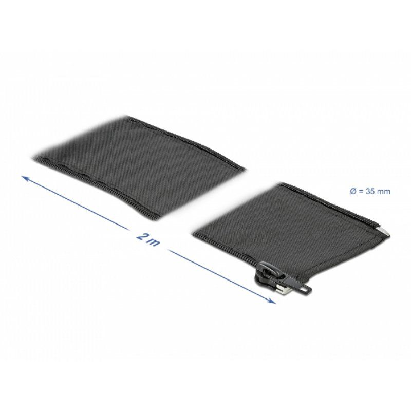 DeLOCK 19220 cable sleeve Black
