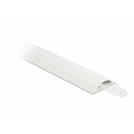 Delock Kabelkanal selbstklebend 50 x 12 mm - Länge 1 m weiß