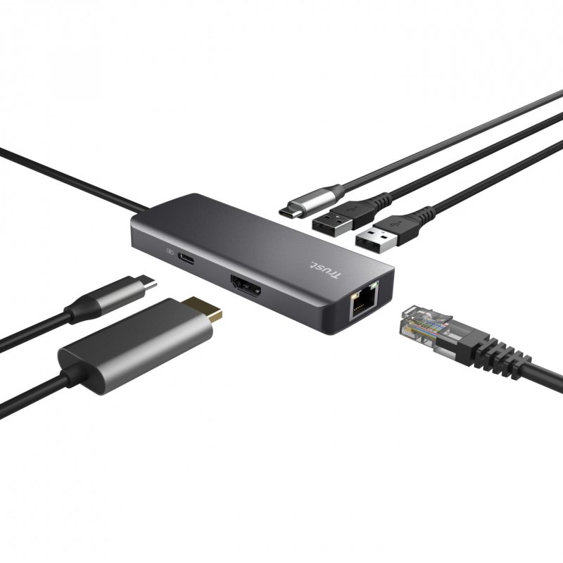 Trust Dalyx 6-in-1 USB-C Multi-Port-Adapter