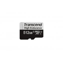 TRANSCEND 512Go microSD w/adapter