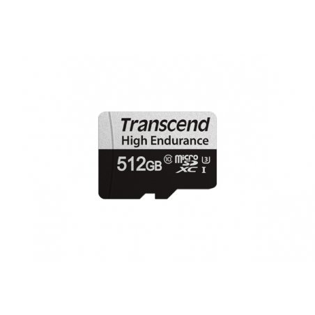 TRANSCEND 512Go microSD w/adapter