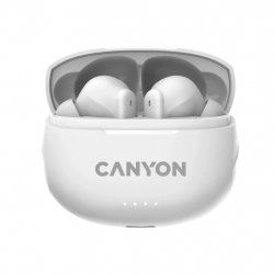 Canyon CNS-TWS8W écouteur/casque True Wireless Stereo (TWS) Ecouteurs Appels/Musique/Sport/Au quotidien Bluetooth Noir