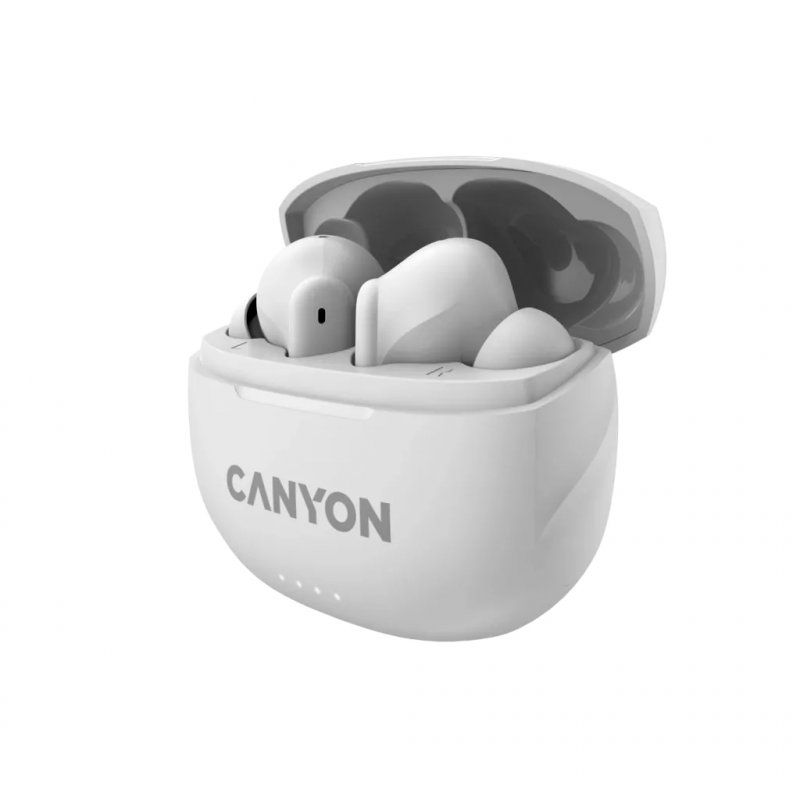 Canyon CNS-TWS8W écouteur/casque True Wireless Stereo (TWS) Ecouteurs Appels/Musique/Sport/Au quotidien Bluetooth Noir