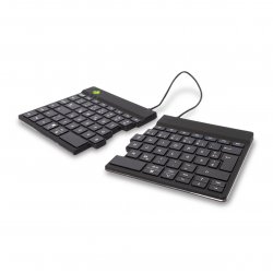 R-Go Split Break Ergonomische Bluetooth-Tastatur Pausenanzeige, Ultradünn für besseren Blutkreislauf